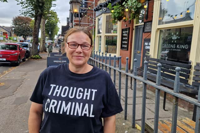 Louise McDonald, of the Porter Brook pub