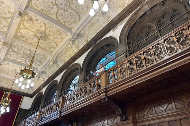 Campaigner Lynda Jackson spoke to the council chamber from the public gallery