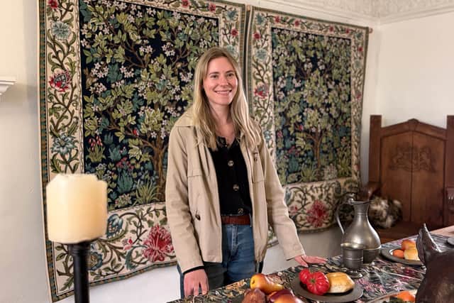 Dr. Hannah Wallace, the Learning and Interpretation Coordinator at The Green Estate CIC – the current caretaker of the Manor Lodge estate.