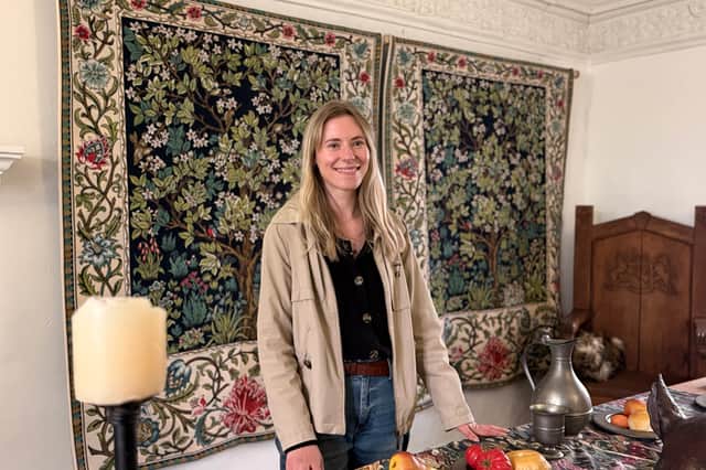 Dr. Hannah Wallace, the Learning and Interpretation Coordinator at The Green Estate CIC – the current caretaker of the Manor Lodge estate.