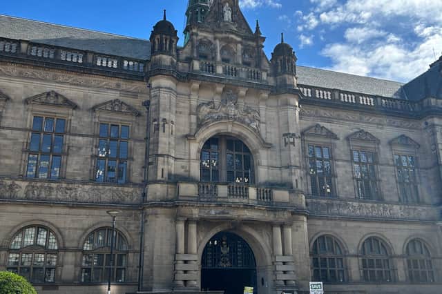 Green belt campaigners outside Sheffield town hall ahead of full council on 23 September