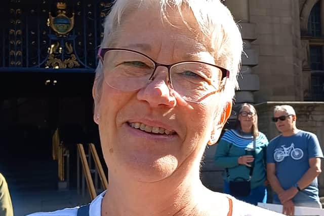 Lynda Jackson is concerned about contaminants in Hesley Wood in Chapeltown