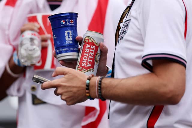 The UK could lift a ban on whether football fans can drink in the stands during games.