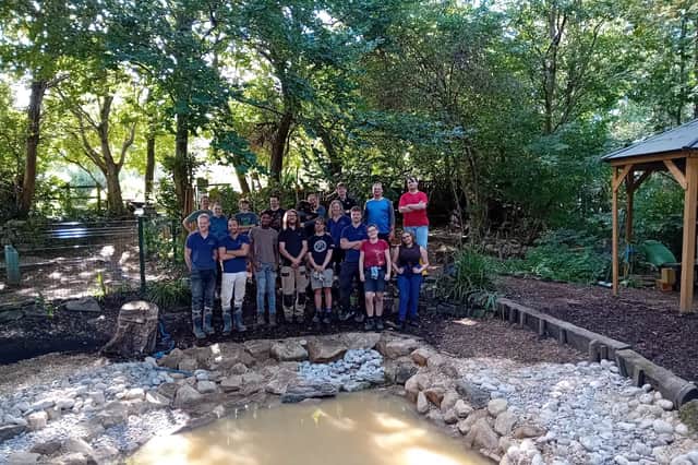 New pond at Heeley City Farm