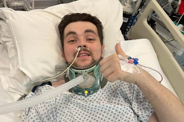 John Smith during recovery.