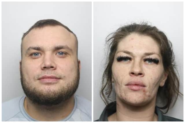 Luke King, 35, and Jade Bell, 34, plotted to smuggle over £110,000 worth of spice into HMP Lindholme by having it stuffed in a hollowed out DVD player and sent in the post to an inmate.
