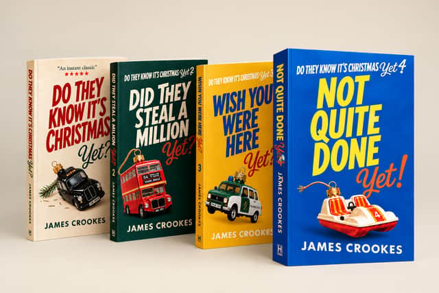 James Crookes’ four-book Do They Know It’s Christmas Yet? series culminating in the new and final adventure, Not Quite Done Yet!