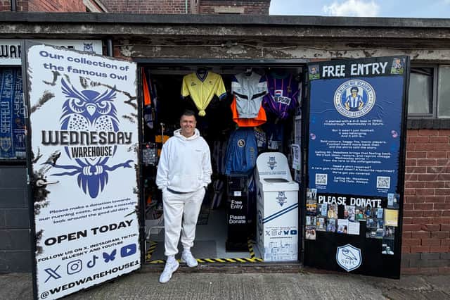 Luke Earnshaw, owner of The Wednesday Warehouse.