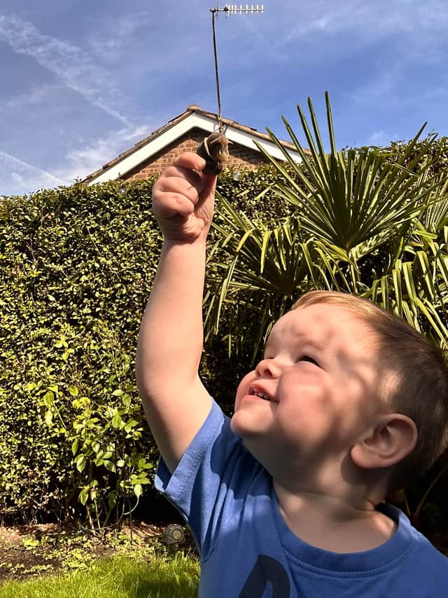 Archer is described by his dad as a "happy three-year-old" who is "more cuddly than most kids".