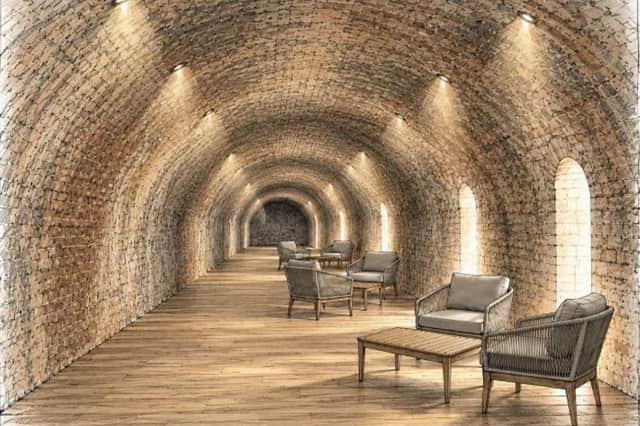 Artists impression of how the new facility could look, with the historic kiln included in the plans. Photo: TJC Heritage Ltd