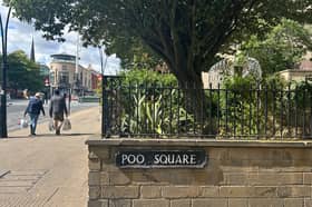 The street sign has suffered vandalism over the years, with the 'L' being the most vulnerable letter