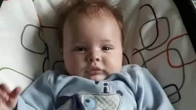 Nine-week-old Hunter Mathias was murdered by his father Leon Mathias