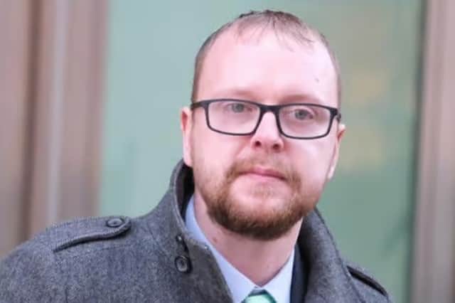 Leon Mathias outside Sheffield Crown Court