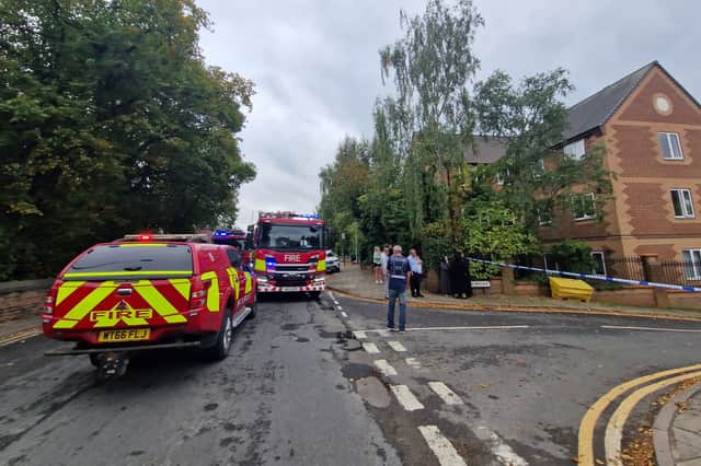 Emergency services are on Clifton Mount