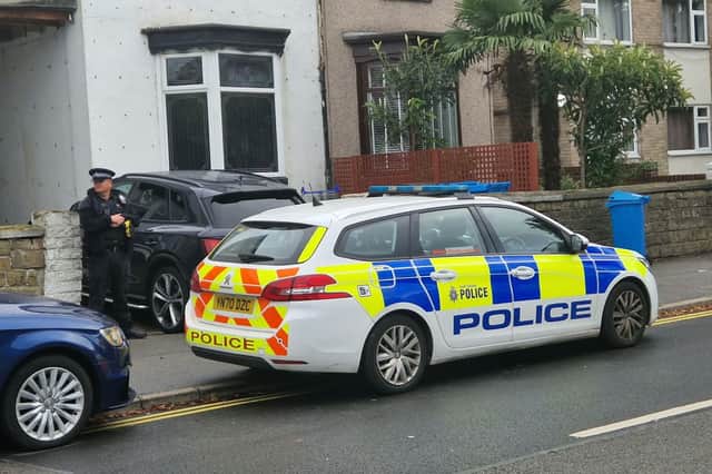 The incident is ongoing on Wostenholm Road in the Sharrow area of the city
