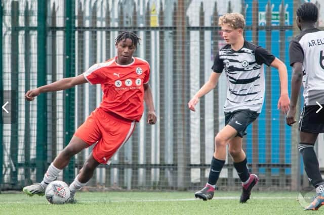 Joel Akpobi in action for XYZ Academy.