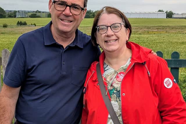 Sheffield councillor Ruth Milsom campaigned for Andy Burnham in Makerfield earlier this year