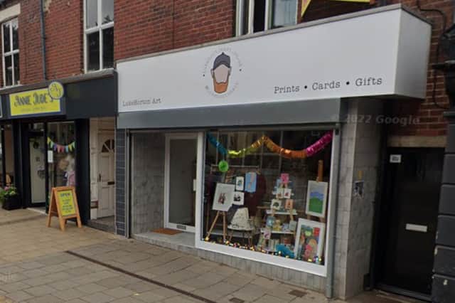 Popular Sheffield artist Luke Horton has had to close his shop in Hillsborough temporarily. Photo: Google