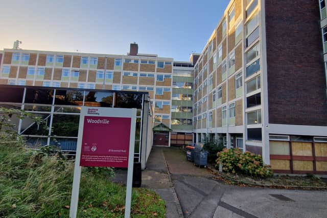 Sheffield Hallam's Woodville flats have been empty for years.