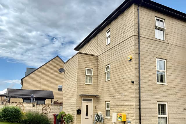 The Tivey Road property offers three floors of family accommodation alongside a double driveway and large plot