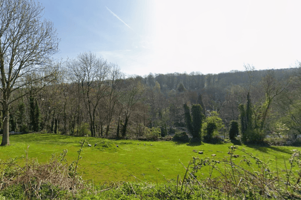 A view of the site from Rivelin Park Road, where the nearest houses are located