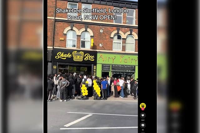 A planning application to Sheffield Council included this social media post in the evidence to show a shop used by Shake Bee, on London Road, has been used continuously as a takeaway for over 10 years. Photo: UHDesign Architectural Services