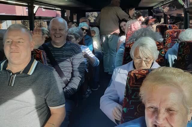 Residents of Brindley estate got the coach to Bridlington for their annual TARA trip