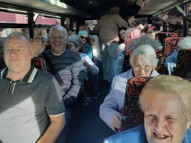 Residents of Brindley estate got the coach to Bridlington for their annual TARA trip