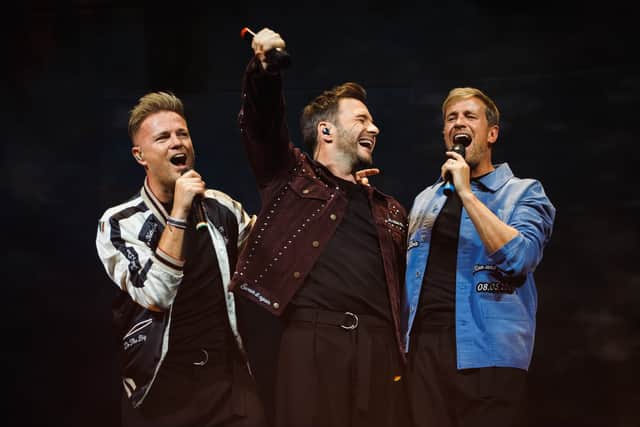 The band performed in Sheffield Arena