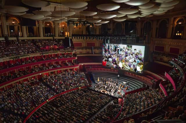 4,500 audience members filled out the Royal Albert Hall for the Brassed Off 30th anniversary performance