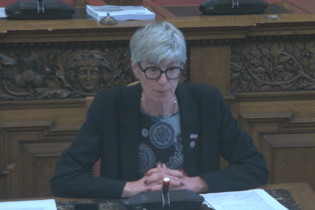 Coun Fran Belbin made the statement at a strategy and resources policy committee