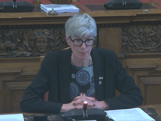 Coun Fran Belbin made the statement at a strategy and resources policy committee