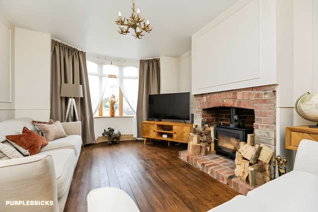 Two reception rooms give this detached property flexible space for relaxing, working or entertaining