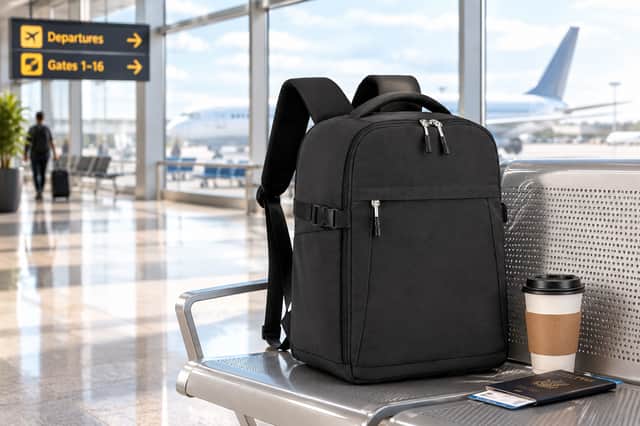 Hayayu 40x30x20cm Ryanair cabin backpack with separate shoe pouch