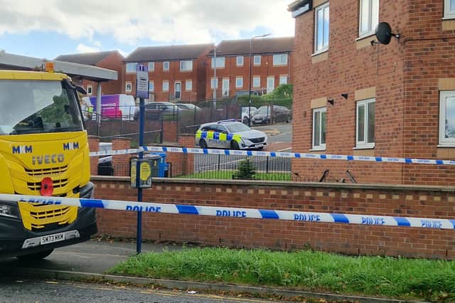 A man in his 20s has been taken to hospital after a collision with a lorry in Sheffield