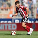 Sheffield United midfielder Oliver Arblaster became a dad for the first time in August  (Photo by Christof Koepsel/Getty Images)