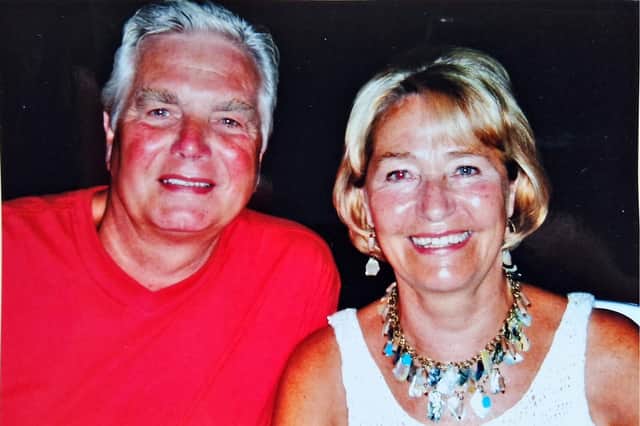 Frank Ward and wife Ann. Family are seeking information about Frank's work conditions after he died from an asbestos-related cancer