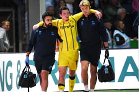 Louie Barry suffered ankle injury against Wycombe Wanderers last month.