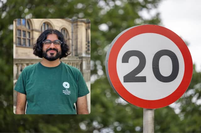 Crookes and Crosspool councillor Minesh Parekh has said he is "pleased" about an ongoing consultation into new 20mph speed restrictions across Sheffield, adding: "Busy roads, particular those used by children walking to school, should be 20mph by default"