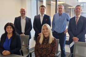 At The Star round table, from left: Jay Bhayani, James Beighton, Eddie Davidson, Rebecca Harris, Anthony Hinchliffe and David Walsh.