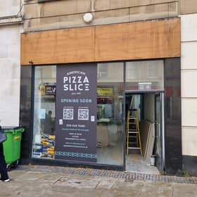 American Pizza Slice, a new restaurant coming to Fargate in Sheffield city centre, is taking shape