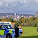Picture shows Norfolk Park, and inset, South Yorkshire Police. Photo: Iconic Media