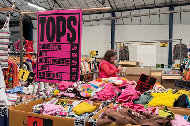 Visitors will be able to browse more than 40 rails of pre-loved and (Im)Perfect Lucy & Yak clothing, alongside one-off samples and new-season stock, across the 7,500 sq ft warehouse.
