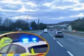 Emergency services at junction 34 of the M1 near Meadowhall. Photo: Google, Iconic Media
