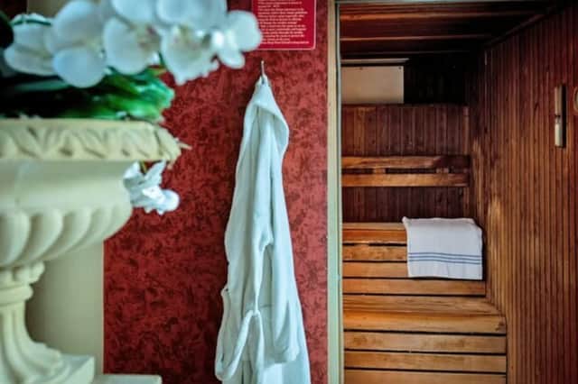 Sauna at Parsonage Country House Hotel and Spa