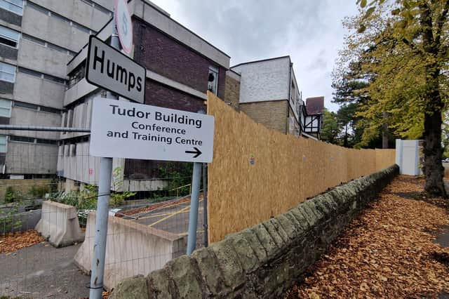 New fencing at NHS Fulwood site.