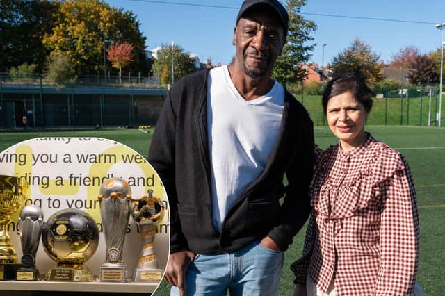 Simon Hyacinth and Mehrun Ahmed are the CEO's of FURD, the Sheffield charity using football to challenge racism and discrimination.