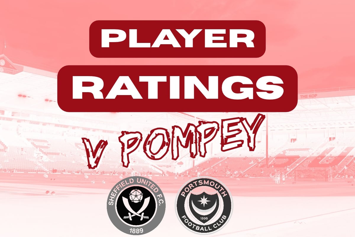 Sheffield United player ratings v Portsmouth as contentious red card costs Blades dear despite fightback 