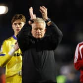 Chris wilder applauds away fans after Portsmouth defeat