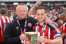 Billy Sharp (right) has opened up on his dream to become Sheffield United boss one day.